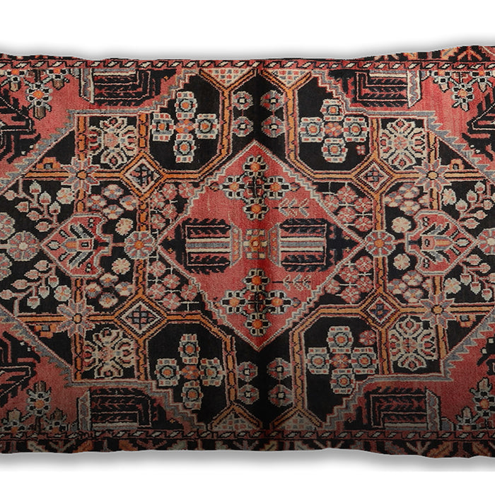 Traditional Classic Rectangular Sunrise Orange Lumbar Throw Pillow, 13 inch by 19 inch, lbtr3096