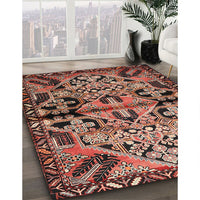 Traditional Sunrise Orange Persian Rug, tr3096