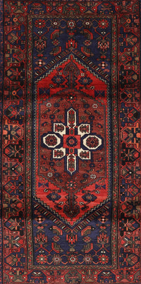 Machine Washable Traditional Dark Brown Rug, wshtr3098