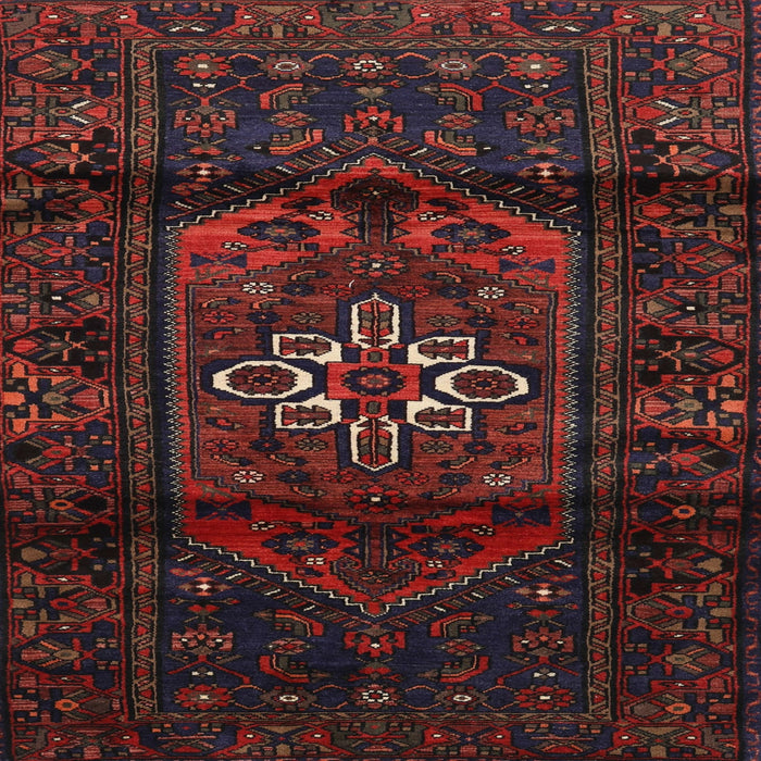 Square Traditional Dark Brown Persian Rug, tr3098
