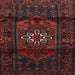 Square Traditional Dark Brown Persian Rug, tr3098