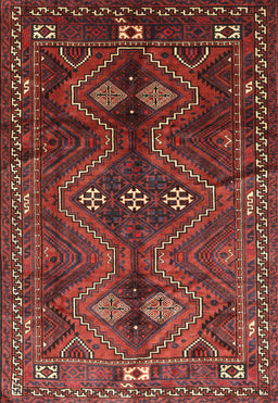 Machine Washable Traditional Sienna Brown Rug, wshtr309