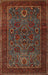 Machine Washable Traditional Brown Rug, wshtr30