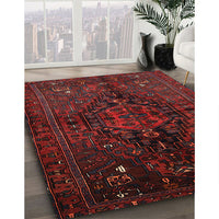 Traditional Crimson Red Persian Rug, tr3103