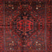 Square Traditional Crimson Red Persian Rug, tr3103
