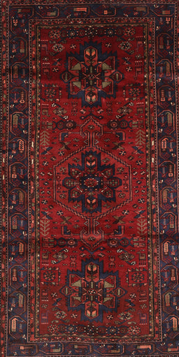 Machine Washable Traditional Bakers Brown Rug, wshtr3104