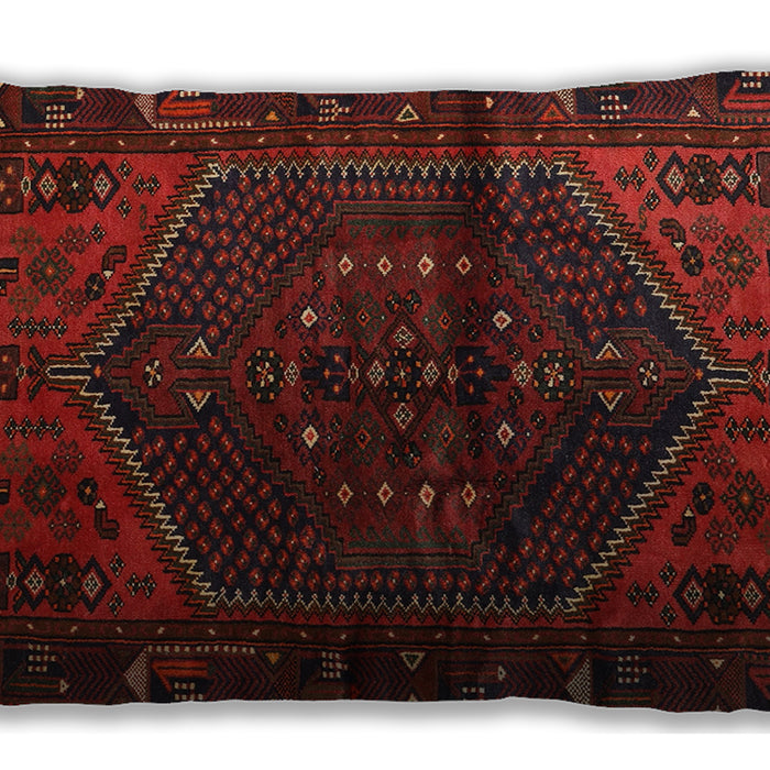 Traditional Classic Rectangular Tomato Red Lumbar Throw Pillow, 13 inch by 19 inch, lbtr3105