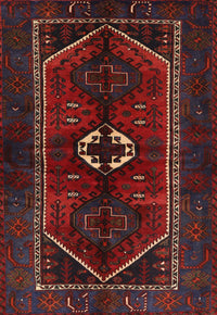 Machine Washable Traditional Dark Brown Rug, wshtr3106