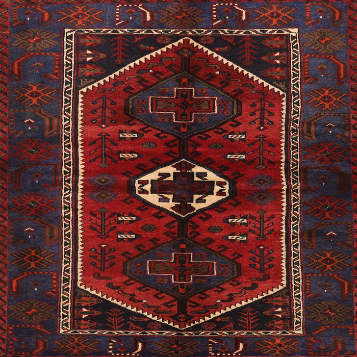 Round Machine Washable Traditional Dark Brown Rug, wshtr3106