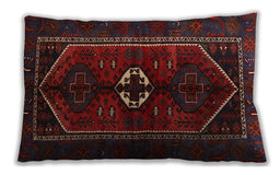 Traditional Classic Rectangular Dark Brown Lumbar Throw Pillow, 13 inch by 19 inch, lbtr3106
