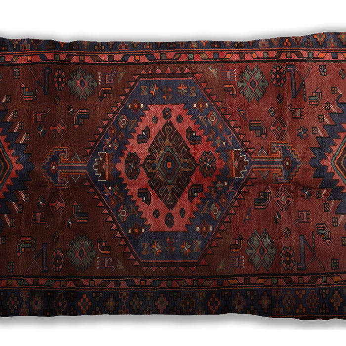 Traditional Classic Rectangular Maroon Red Lumbar Throw Pillow, 13 inch by 19 inch, lbtr3107