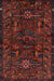 Traditional Deep Red Persian Rug, tr3108