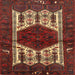 Square Traditional Red Persian Rug, tr3109