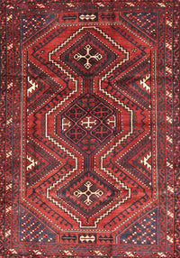 Machine Washable Traditional Chestnut Brown Rug, wshtr310