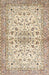 Machine Washable Traditional Dark Almond Brown Rug, wshtr3110