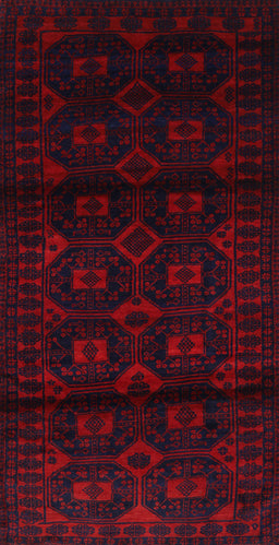 Machine Washable Traditional Tomato Red Rug, wshtr3112
