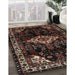 Machine Washable Traditional Brown Rug in a Family Room, wshtr3114