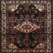 Square Traditional Brown Persian Rug, tr3114