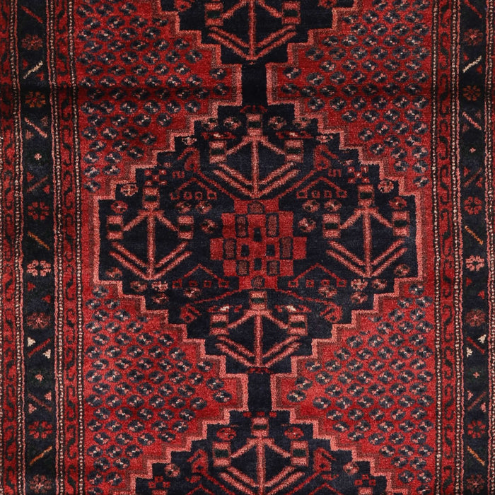 Machine Washable Traditional Bakers Brown Rug, wshtr3115