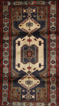 Machine Washable Traditional Night Red Rug, wshtr3116