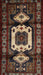 Machine Washable Traditional Night Red Rug, wshtr3116