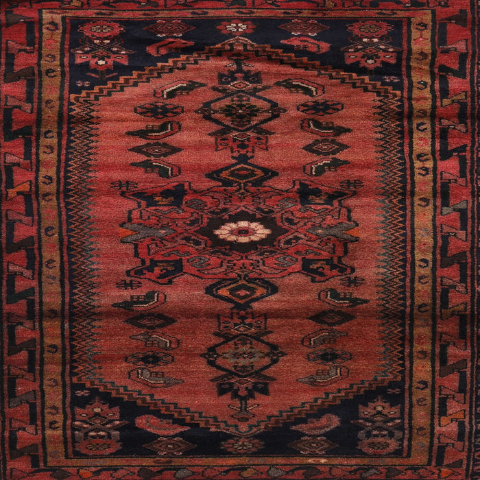 Square Traditional Maroon Red Persian Rug, tr3117
