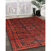 Traditional Red Persian Rug in Family Room, tr311
