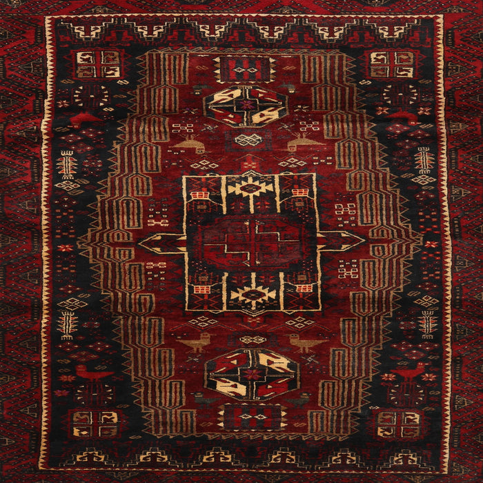 Square Traditional Bakers Brown Persian Rug, tr3120