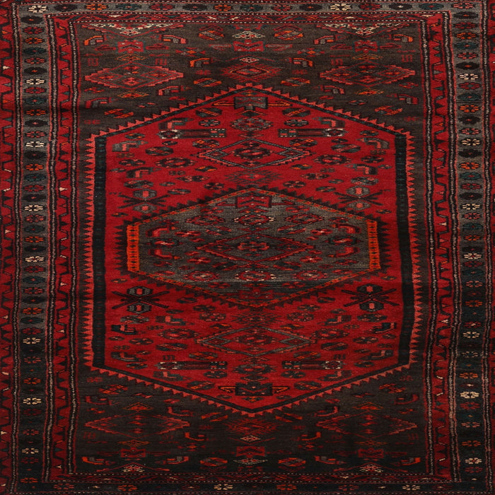 Square Traditional Bakers Brown Persian Rug, tr3121