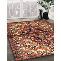 Traditional Saffron Red Persian Rug, tr3122