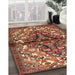 Machine Washable Traditional Saffron Red Rug in a Family Room, wshtr3122