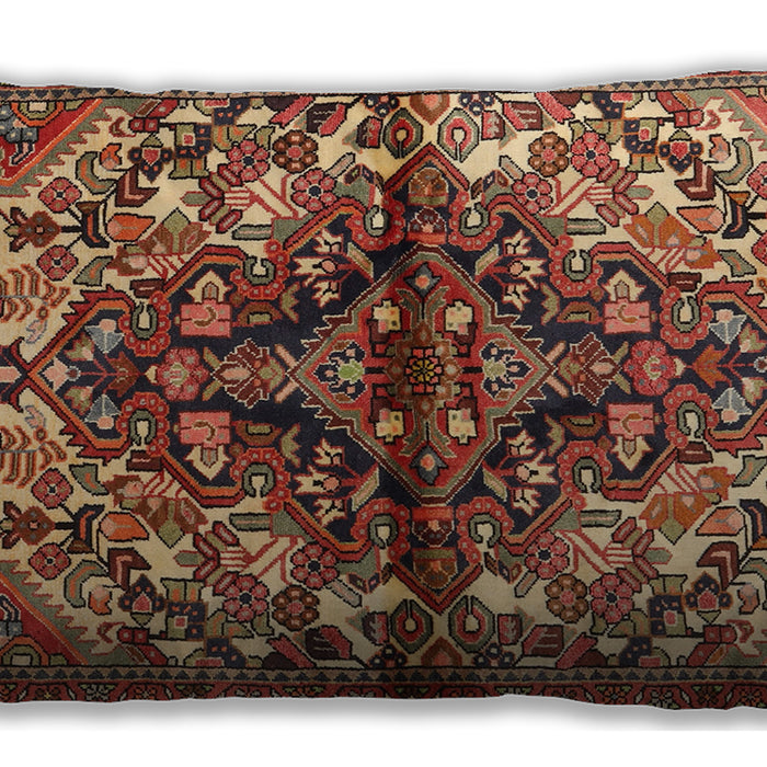 Traditional Classic Rectangular Saffron Red Lumbar Throw Pillow, 13 inch by 19 inch, lbtr3122