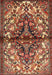 Traditional Saffron Red Persian Rug, tr3122