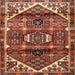 Square Traditional Red Persian Rug, tr3123