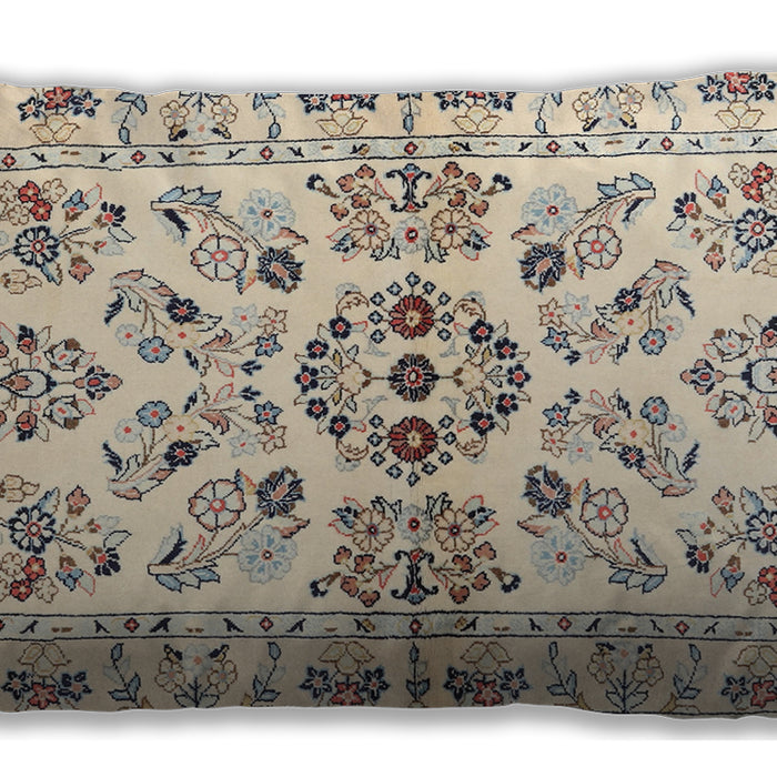 Traditional Classic Rectangular Vanilla Gold Lumbar Throw Pillow, 13 inch by 19 inch, lbtr3127