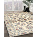 Machine Washable Traditional Vanilla Gold Rug in a Family Room, wshtr3127