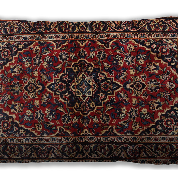 Traditional Classic Rectangular Deep Red Lumbar Throw Pillow, 13 inch by 19 inch, lbtr3129