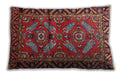 Traditional Classic Rectangular Dark Almond Brown Lumbar Throw Pillow, 13 inch by 19 inch, lbtr312