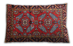 Traditional Classic Rectangular Dark Almond Brown Lumbar Throw Pillow, 13 inch by 19 inch, lbtr312