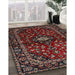 Machine Washable Traditional Brown Rug in a Family Room, wshtr3130