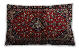 Traditional Classic Rectangular Brown Lumbar Throw Pillow, 13 inch by 19 inch, lbtr3130