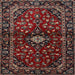 Square Traditional Brown Persian Rug, tr3130