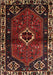 Traditional Chestnut Brown Persian Rug, tr3131