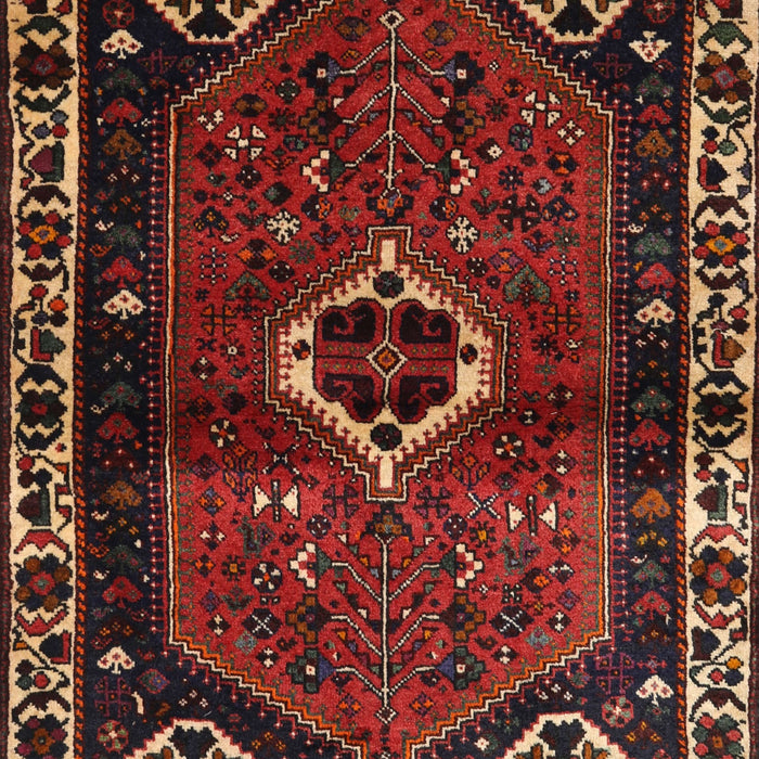 Machine Washable Traditional Chestnut Brown Rug, wshtr3131