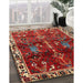 Traditional Red Persian Rug in Family Room, tr3133