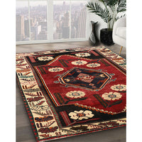 Traditional Dark Almond Brown Persian Rug, tr3134