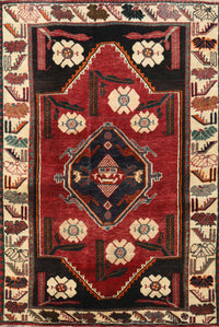 Machine Washable Traditional Dark Almond Brown Rug, wshtr3134