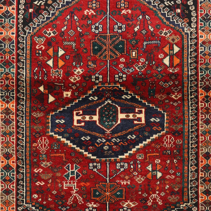 Machine Washable Traditional Brown Rug, wshtr3135