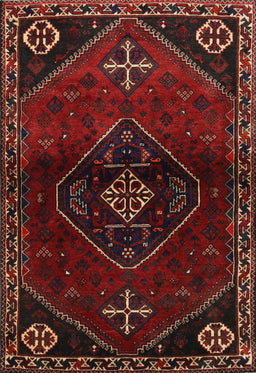 Machine Washable Traditional Dark Brown Rug, wshtr3137