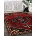 Machine Washable Traditional Dark Brown Rug in a Family Room, wshtr3137